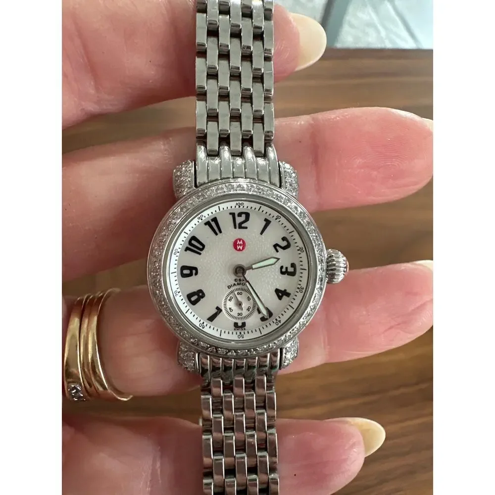 Michele CSX Petite Stainless Steel Watch
